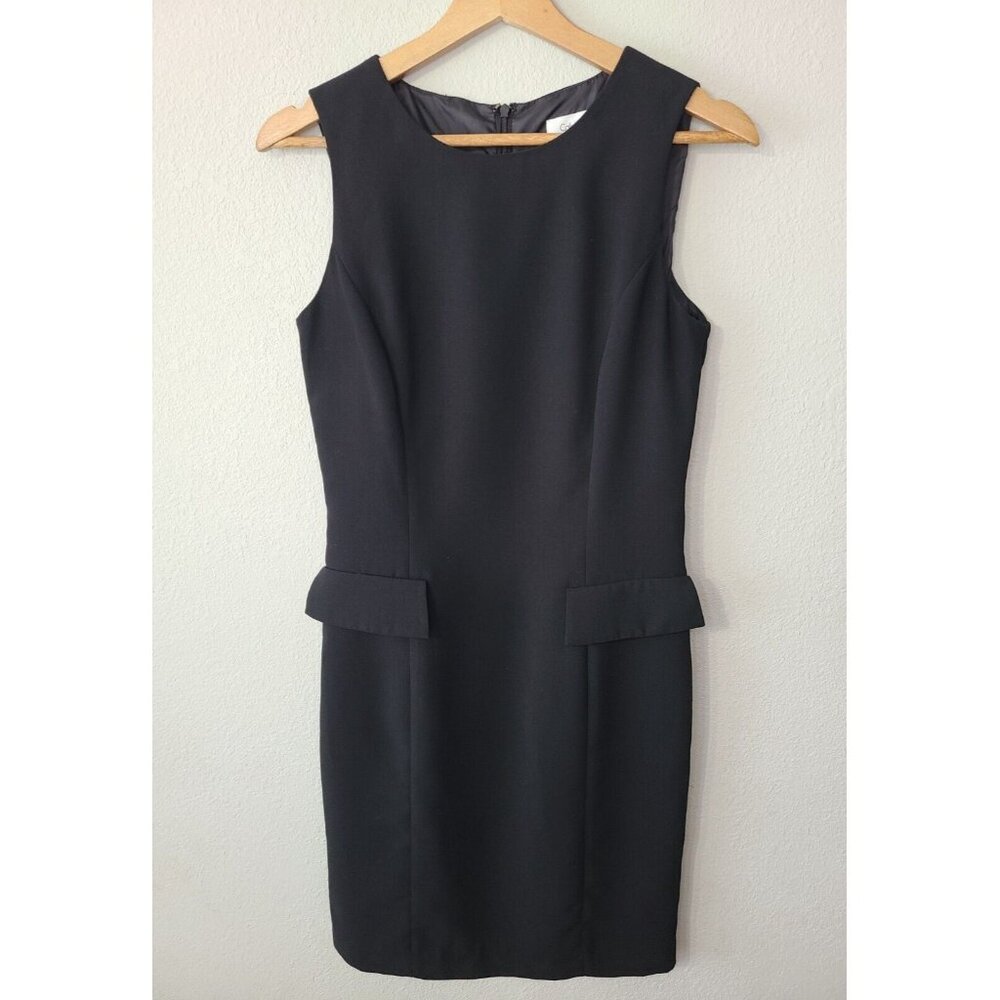Calvin Klein Womens Dress Sheath Black Size 2